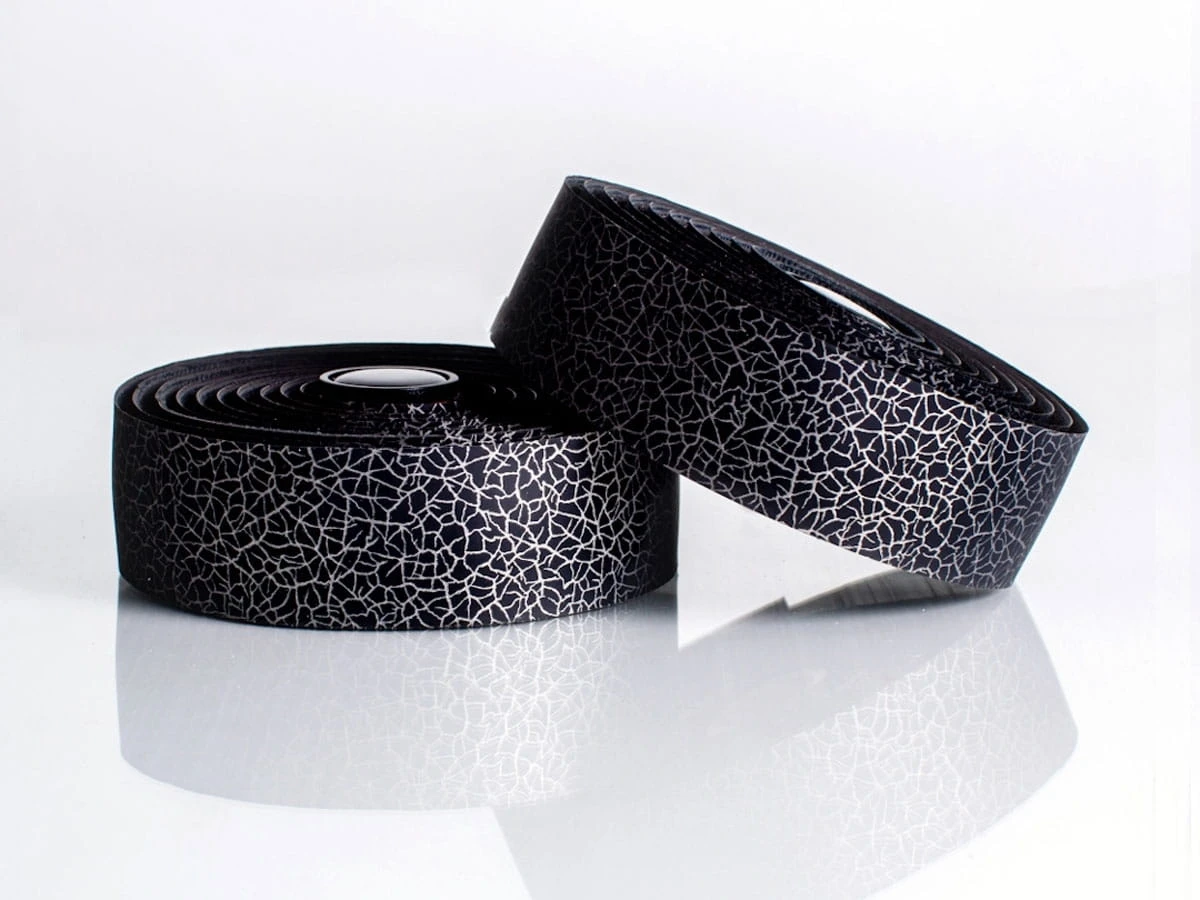 Supreme Pro Grip Stuurlint - Emo Crack Zwart 2 Supreme Pro Grip Stuurlint - Emo Crack Zwart - Afbeelding 2