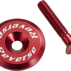 Reverse Balhoofdkap Met Aluminium Schroef - Rood