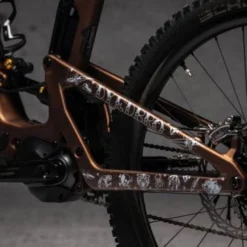 Dyedbro E-bike Frame Beschermingskit Oude School Tattoo - Wit Mat -Trap Vlot Verkoopwinkel 04 EB 22210