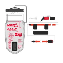 LEATT Reservoir 0.75 L Flat Clean Tech - Drinkbaarheidsblaasje