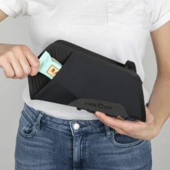 Fidlock TWIST Essential Bag + Bike Base Set - L Zwart -Trap Vlot Verkoopwinkel 09662 BLK fidlock twist essentialbag sidepocket bar scaled