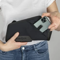 Fidlock TWIST Essential Bag + Bike Base Set - L Zwart -Trap Vlot Verkoopwinkel 09662 BLK fidlock twist essentialbag sidepocket phone scaled