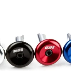 Eindkappen Stuur Aluminium - Blauw