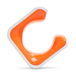 Hornit Clug Wit/oranje -Trap Vlot Verkoopwinkel 355001005 Hornit Clug white orange HWO2585 detail02