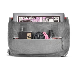 Eenvoudige Messenger Schoudertas - Rook -Trap Vlot Verkoopwinkel 3 BG 322 SMK