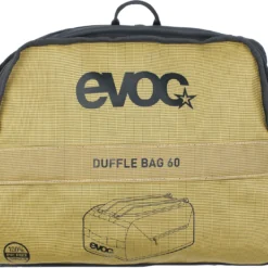 Evoc Duffeltas 60 L - Curry/Zwart -Trap Vlot Verkoopwinkel 4250450725398 DUFFLE BAG 60 CURRY BLACK D6