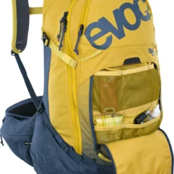 Evoc Trail Pro 26 L - Rugzak - Kerrie/Denim -Trap Vlot Verkoopwinkel 4250450726449 TRAIL PRO 26L CURRY DENIM S M D6