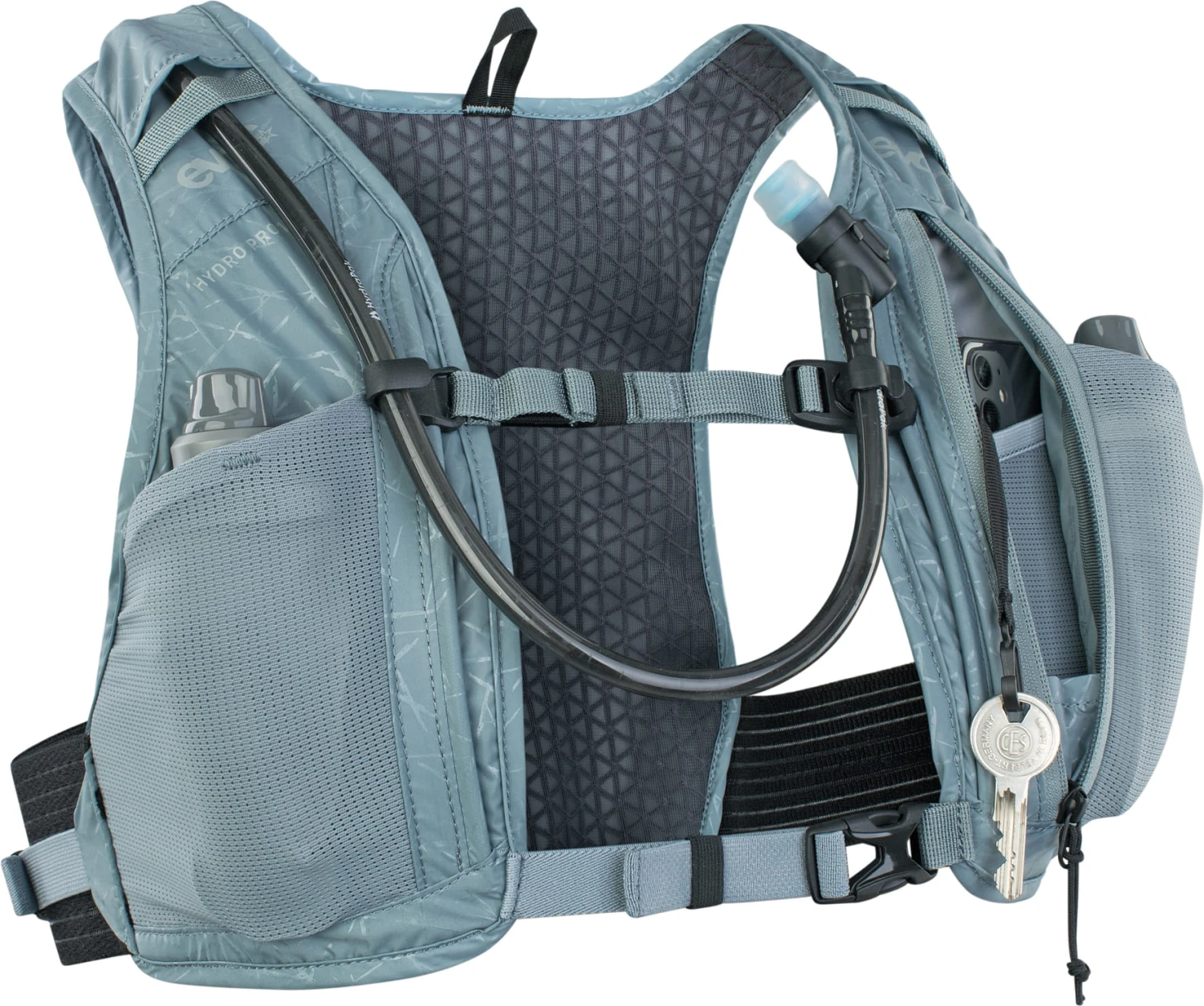 Evoc Hydro Pro 1.5 L Rugzak Incl. 1.5 L Bladder - Staal - Afbeelding 4