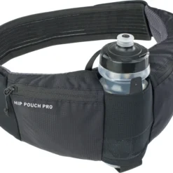 Evoc Hip Pouch Pro + 0,55 L Drinkfles - Zwart