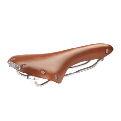 BROOKS B15 Swallow Chroom Zadel - Zwart -Trap Vlot Verkoopwinkel 80410112 detail 1