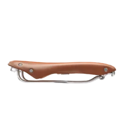 BROOKS B15 Swallow Chroom Zadel - Zwart