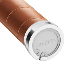 BROOKS Slanke Echt Lederen Stuurhandvaten 130mm - Honing -Trap Vlot Verkoopwinkel 80900012 2
