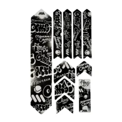 Honingraat Frame Beschermings Sticker Extra - Montana/Zwart