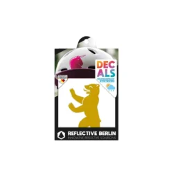 Reflecterende Sticker - Berlijn Beer - Goud
