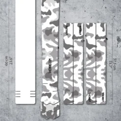 Dyedbro Frame Protectie Kit Camo - Zwart Glans