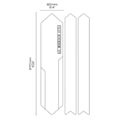 Kettingboogbeschermer - Honingraatstructuur Zwart -Trap Vlot Verkoopwinkel Chain 1