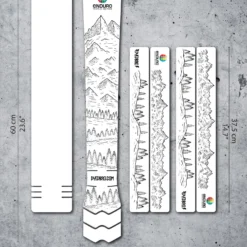 Dyedbro Frame Beschermings Kit - EWS Bergen - Zwart Mat