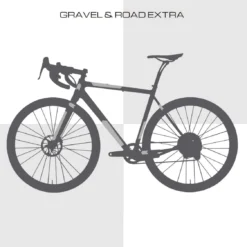 Framebescherming Sticker Road & Gravel - Sterrato Zwart -Trap Vlot Verkoopwinkel GRAVEL ROAD posicion bedd303d 516d 4b70 b6f9 264daf9e6b11 1800x1350