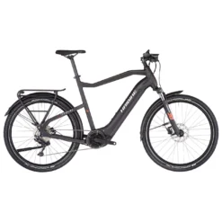 Haibike Trekking 6 Heren - Mat Zwart Rood Reflex