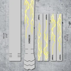 Dyedbro Montuurbeschermingsset - Bliksem - Geel Mat