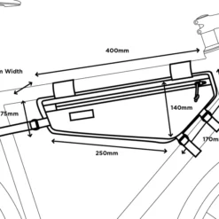 Restrap Frame Tas -Trap Vlot Verkoopwinkel Restrap Medium Frame Bag Size Guide 800x
