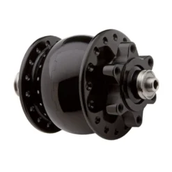 Naaf Dynamo-SON 28 Disc 6-gaats - Zwart Geanodiseerd