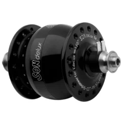 Naafdynamo-SONdelux - Zwart Geanodiseerd