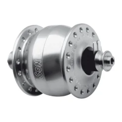 Naafdynamo-SONdelux - Zilver Geanodiseerd