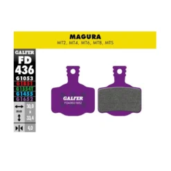 GALFER E-bike Remblok G1652 Magura - Paars