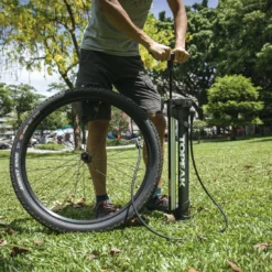 Topeak JoeBlow Booster Vloerpomp - Zwart -Trap Vlot Verkoopwinkel TJB BST3 L 1