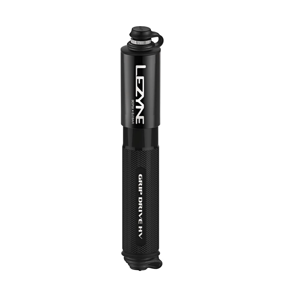 Lezyne Grip Drive HV Kleine Minipomp - Zwart 1 Lezyne Grip Drive HV Kleine Minipomp - Zwart