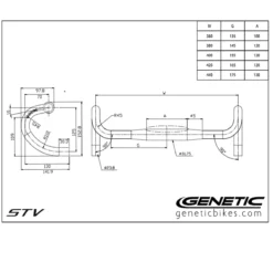 STV Road Bar Stuur - Zwart -Trap Vlot Verkoopwinkel Unbenannt 1g1jgKYk6JtPec