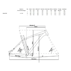 Kode Commuter/Cross Frameset - Zwart -Trap Vlot Verkoopwinkel Unbenannt