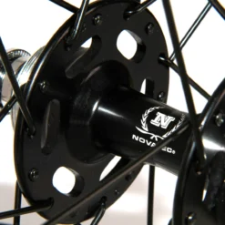 Novatec Singlespeed/vast Wielstel - Mat Zwart -Trap Vlot Verkoopwinkel VR schwarz detail1