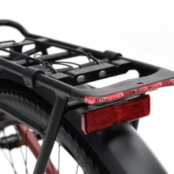 Winora Sinus N5 Lage Instap - Maroonred Matt -Trap Vlot Verkoopwinkel Winora MY21 Detail Carrier Sinus N5