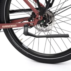 Winora Sinus N5 Lage Instap - Maroonred Matt -Trap Vlot Verkoopwinkel Winora MY21 Detail Kickstand Sinus N5