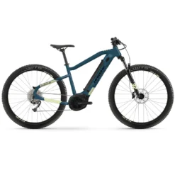 Haibike HardNine 5 MTB Hardtail - Blauw / Kanarie