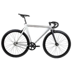 La Piovra ATK Fixie/Singlespeed Fiets - Gepolijst Zilver