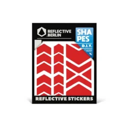 Reflecterende SHAPES - Chevron - Rood