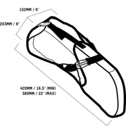 Blackburn Outpost Zadeltas Met Drybag -Trap Vlot Verkoopwinkel outpost seat pack dry bag dimensions 1