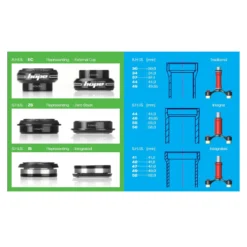 HOPE Pick N Mix Bedieningsset Schelp Enkel - Bodem - Paars -Trap Vlot Verkoopwinkel pick n mix steuersatzschale einzeln unten 56715